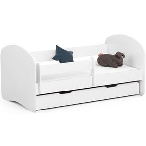 Ak furniture Dětská postel SMILE 140x70 cm bílá obraz