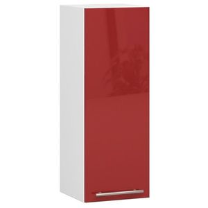 Ak furniture Závěsná kuchyňská skříňka Olivie W 30 cm bílo-červená obraz