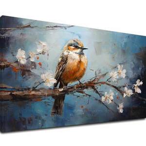 Obrazy Ptáci Harmonie v modrém obraz