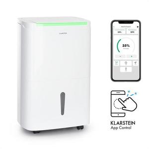 Klarstein DryFy Pro Connect Smart, Odvlhčovač vzduchu, Wi-Fi, Kompresní, 30 l/d, 25–30 m², Bílý obraz