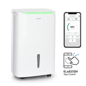 Klarstein DryFy Connect 50 Smart, Odvlhčovač vzduchu, Wi-Fi, Kompresní, 50 l/d, 45–55 m², Bílý obraz