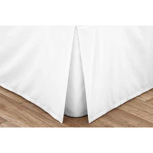 Bílý perkálový potah na rám postele 90x190 cm Easy Iron Percale – Catherine Lansfield obraz