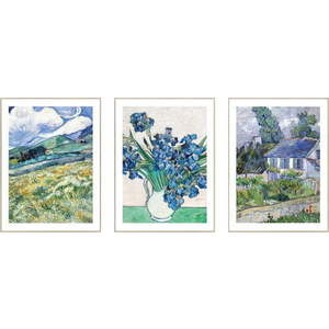 Obrazy v sadě 3 ks - reprodukce 30x40 cm Van Gogh obraz