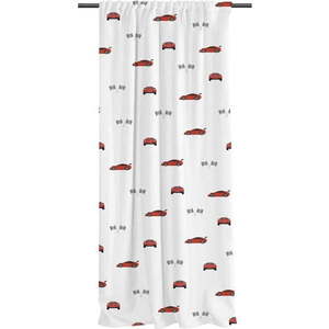 Dětský závěs z bavlněného saténu 110x250 cm Fast Cars – Butter Kings obraz