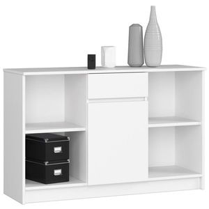 Ak furniture Komoda B-17 120 cm bílá obraz