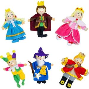 Bigjigs Toys Prstoví maňásci pohádkové postavičky ROYALTY obraz