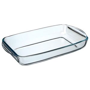 DekorStyle Skleněná pečící forma Glassy 34x19 cm čirá obraz