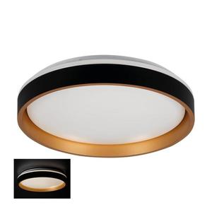 37324 - LED Stropní svítidlo SOLN LED/17, 5W/230V pr. 38 cm černá/zlatá obraz