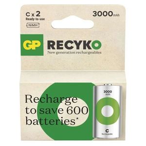 EMOS Nabíjecí baterie GP ReCyko 3000 C (HR14), 2ks B2533 obraz