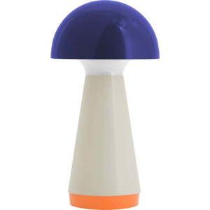 LED stmívatelná stolní lampa v tmavě modré a béžové barvě (výška 18 cm) Bobbi – Remember obraz