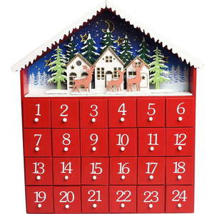 Adventní kalendář Red House LED – Rex London obraz