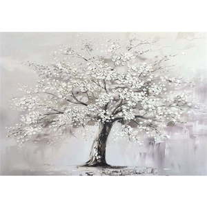 Obraz s ručně malovanými prvky 70x100 cm White Tree – Styler obraz