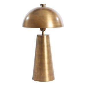 Stojací lampa v bronzové barvě s kovovým stínidlem (výška 52 cm) Dita – Light & Living obraz