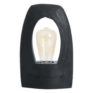 Matně černá stolní lampa (výška 25 cm) Carini – Light & Living obraz