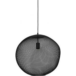 Matně černé závěsné svítidlo s kovovým stínidlem ø 50 cm Reilley – Light & Living obraz