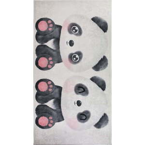 Černo-bílý dětský koberec 100x160 cm Panda Friends – Vitaus obraz