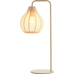 Béžová stolní lampa s textilním stínidlem (výška 60, 5 cm) Elati – Light & Living obraz