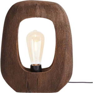 Hnědá stolní lampa (výška 30 cm) Kelafo – Light & Living obraz