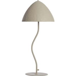 Světle šedá stolní lampa s kovovým stínidlem (výška 67 cm) Elimo – Light & Living obraz