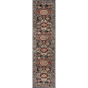 Tmavě modrý běhoun 60x230 cm Gillingham – Flair Rugs obraz