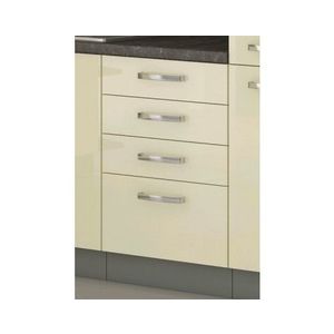 Dolní kuchyňská skříňka Karmen, 40 cm, šedá/krémová obraz
