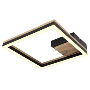 Stropní LED osvětlení Beatrix 27 cm, kov/dřevo obraz