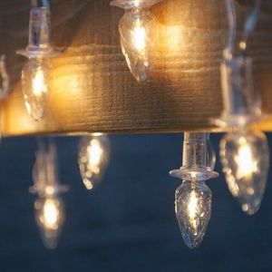 Venkovní osvětlení Šiška čirá, 20 LED Filament žárovky, základní obraz