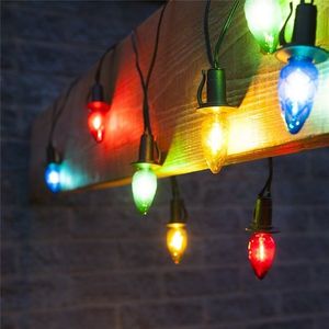 Venkovní osvětlení Šiška barevná, 20 LED Filament žárovky, základní obraz