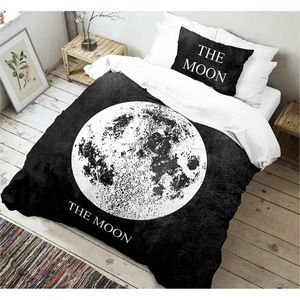 Kvalitex Bavlněné povlečení Moon 3D, 140 x 200 cm, 70 x 90 cm obraz