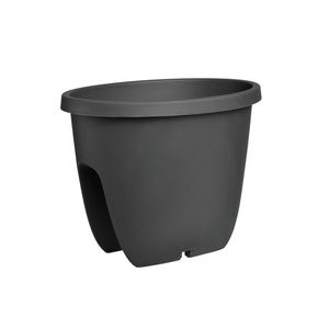 Gardenico Balkónový květináč na zábradlí Balconia OVI antracit, pr. 30 cm obraz