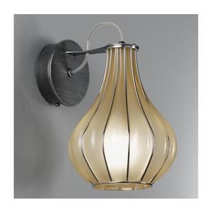 SIRU SIRU - Nástěnná lampa AURIGA 1xG9/30W/230V chrom/bílá benátské sklo obraz