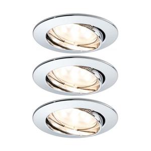 Paulmann Paulmann 92821 - SADA 3x LED/7W IP23 Koupelnové podhledové svítidlo COIN 230V obraz