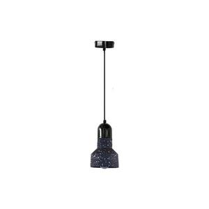 Lustr na lanku TERRAZZO 1xE27/60W/230V pr. 12 cm černá obraz