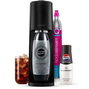 Sodastream Terra Black Pepsi Zero Mpack výrobník perlivé vody obraz