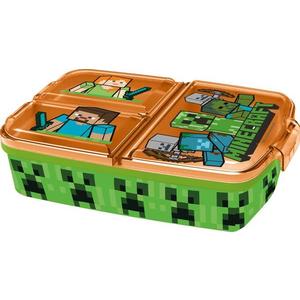 STOR Plastový svačinový box 18, 3x13, 7x5, 7cm MINECRAFT obraz