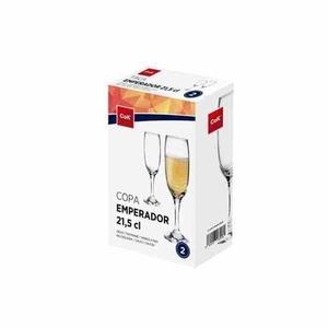 Cegeco Sklenice na šampaňské CoK Emperador 215ml 2ks obraz