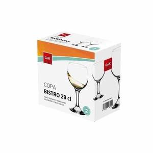 Cegeco Sklenice na víno CoK Bistro 290ml 2ks obraz