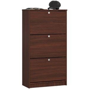 Ak furniture Botník Marienne 60 cm - 3 dvířka wenge obraz