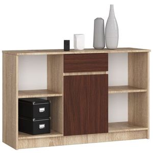 Ak furniture Komoda B-17 120 cm wenge obraz