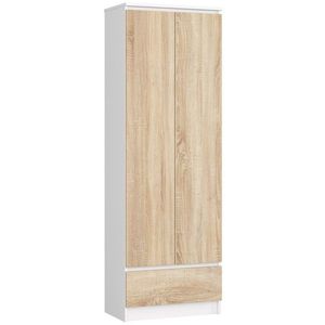 Ak furniture Skříň Rexa 60 cm bílá/dub sonoma obraz