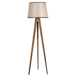 Opviq Stojací lampa Lambader 160 cm hnědá/béžová obraz