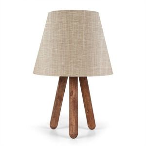 Opviq Stolní lampa Bechos 33 cm béžová/hnědá obraz