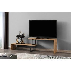 Kalune Design TV stolek OVIT 153 cm černá borovice obraz