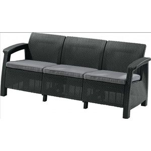 Allibert CORFU LOVE SEAT MAX 2931 Zahradní pohovka - antracit obraz