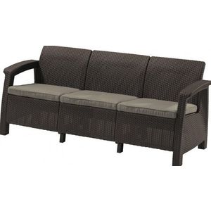 Allibert CORFU LOVE SEAT MAX 2930 Zahradní pohovka - hnědá obraz