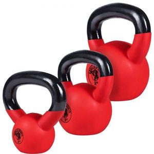 Gorilla Sports kettlebell činka, pogumovaný povrch, 22 kg obraz