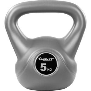 63182 Movit Kettlebell činka, 5 kg, šedá/černá obraz