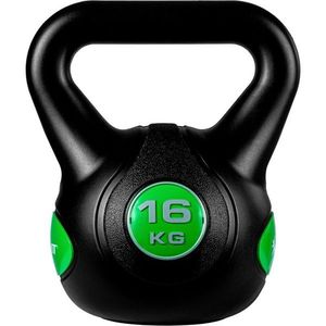 MOVIT 66836 MOVIT Kettlebell činka - 16 kg, černá/zelená obraz