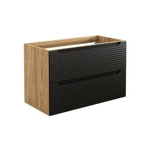 ArtCom Skříňka pod umyvadlo LUXOR Black 82-90-2S | 90 cm obraz