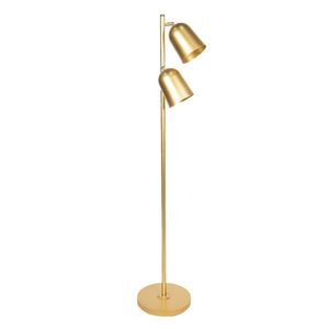 Zlatá stojací lampa více antik - 26*39*130 cm 5LMP288 antik obraz